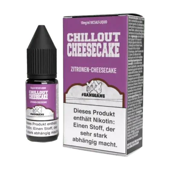 GangGang - Chillout Cheesecake - Nikotinsalz 10ml - Haus des Dampfes