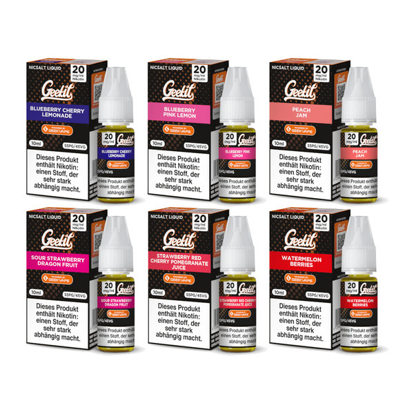 GEEKVAPE - Geekit - Nikotinsalz Liquid 20mg/10ml