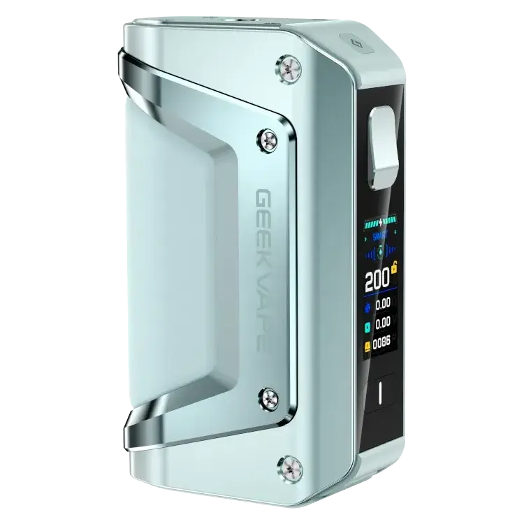 GeekVape Aegis Legend 3 Akkuträger in silber, maximal 200 Watt, robust und vielseitig für Dampfer.