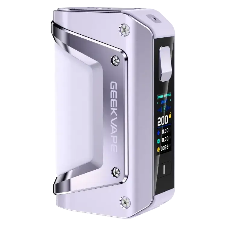 GeekVape Aegis Legend 3 200 Watt Akkuträger in silbern, hochwertiger Mod für Dampfer.