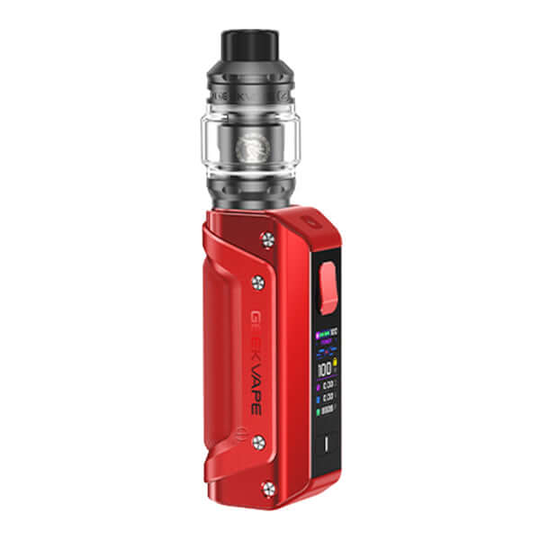GeekVape Aegis Solo 3 Kit in red, featuring a powerful mod and Z Subohm tank for optimal DL vaping experience.