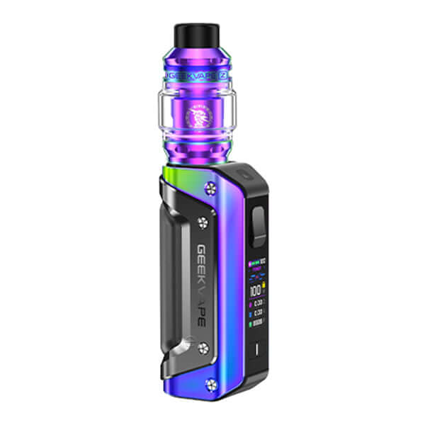 Geekvape Aegis Solo 3 Kit in vibrant colors, featuring Subohm tank for intense flavor and dense vapor production.
