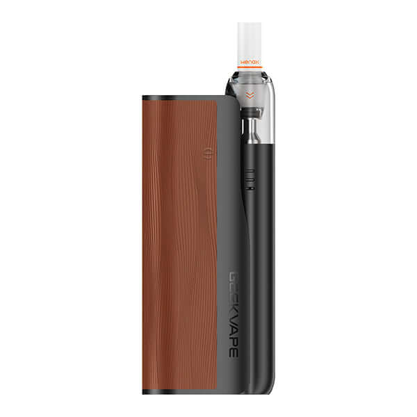 Geekvape Wenax M1 Mini Pen and Powerbank Set for MTL vaping, featuring a sleek design and two flavor pods.