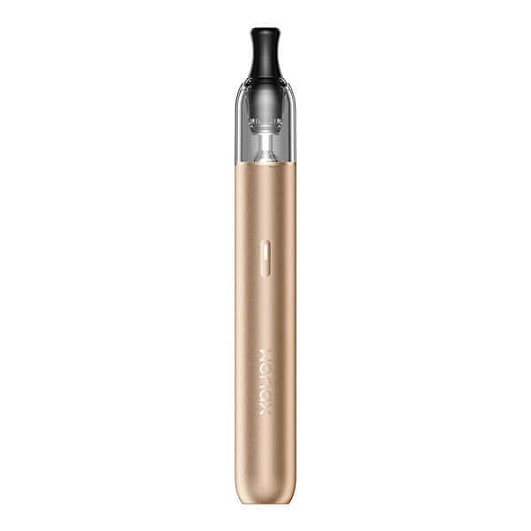 Geekvape Wenax M2 Pod Kit in gold color, compact design for MTL vaping, perfect for on-the-go use.