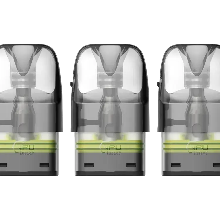 GeekVape Q Pod Tank cartridges, available in 2ml and 3ml, showcasing sleek design and integrated coil.