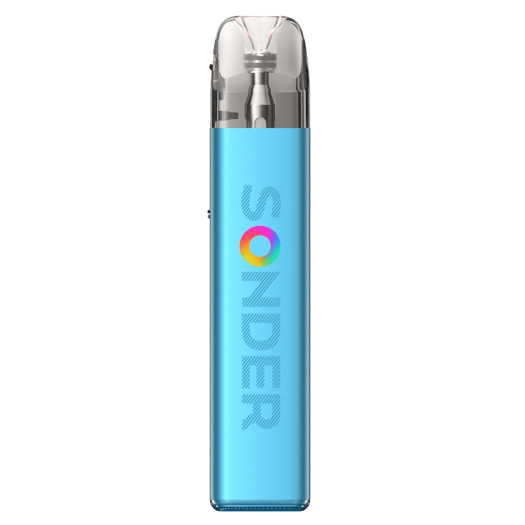 Geekvape Sonder Q2 E-Zigarette in blue color, compact design for a powerful vaping experience.