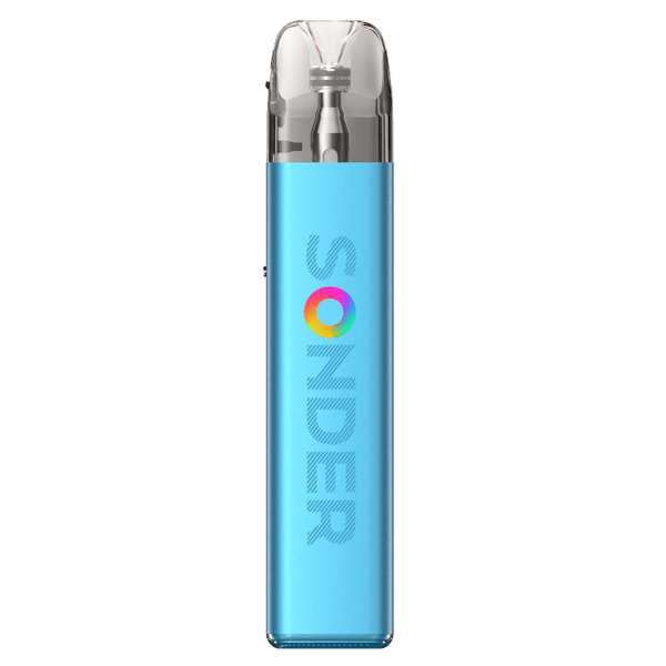 Geekvape Sonder Q2 E-Zigarette in blue color, compact design for a powerful vaping experience.