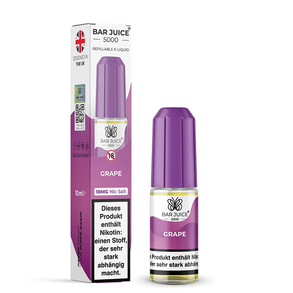 BAR JUICE 5000 - Grape - Liquid 10ml