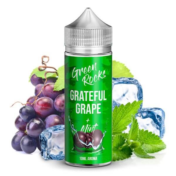 Green Rocks - Mint - Grateful Grape - 10 ml Aroma - Haus des Dampfes