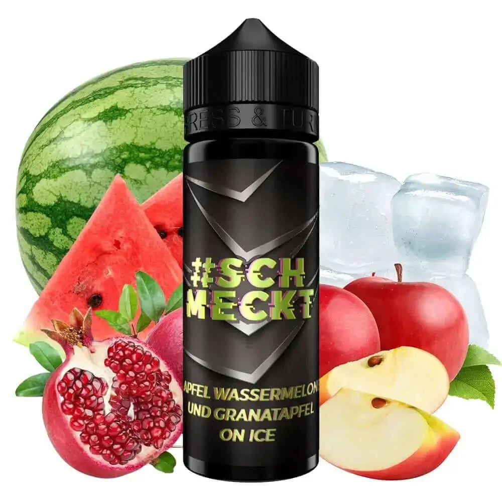 HASHTAG SCHMECKT - Apfel, Wassermelone und Granatapfel on Ice - 10 ml Aroma - Haus des Dampfes