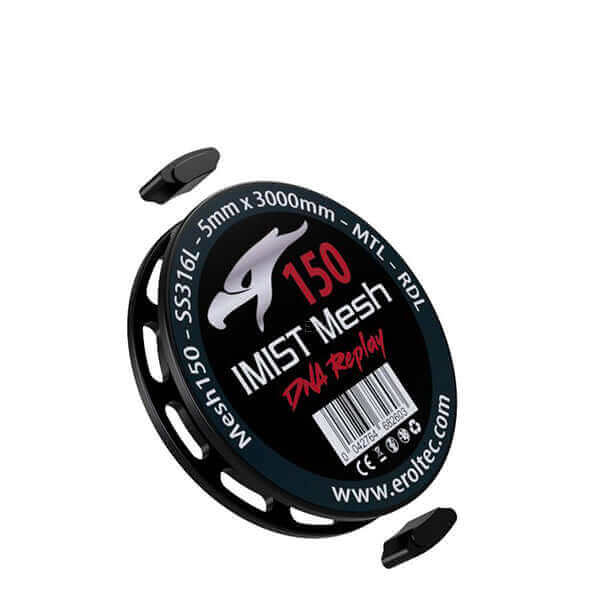 IMIST 3 Meter SS316L V4A Premium Mesh Wire 150 Wickeldraht - 5 mm - Haus des Dampfes