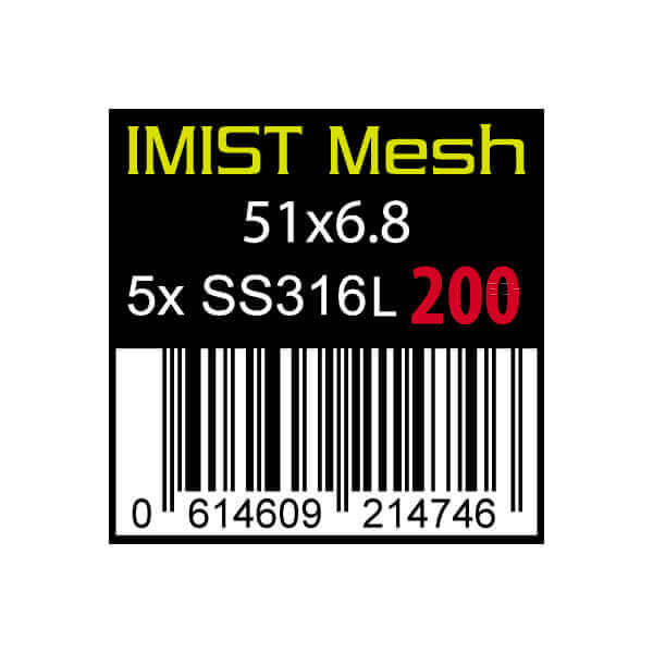 IMIST - DL Prebuilt SS316 Mesh 200 Coil Wickeldraht - Haus des Dampfes