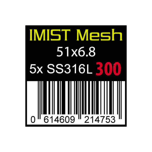 IMIST DL Prebuilt SS316 Mesh 300 Coil Wickeldraht - Haus des Dampfes