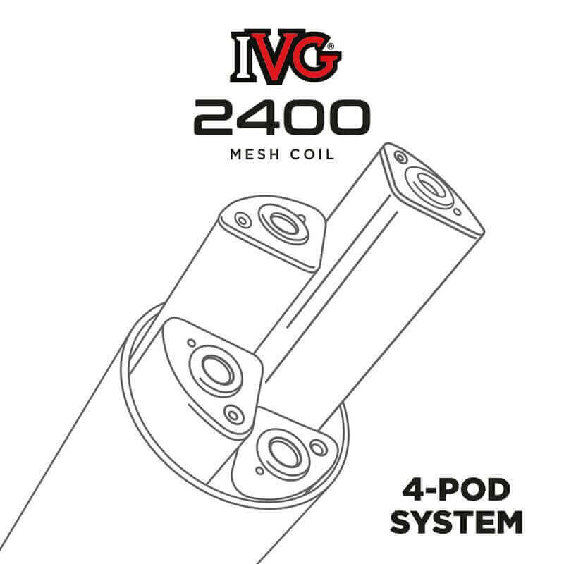 IVG 2400 4 Pod System Basisgerät IVG 2400 4 Pod System - Weltneuheit Exzellente Kombinationstechnologie – das IVG 2400 Vaporizer-SystemDas IVG 2400 System präsentiert sich als eine brillante Synthese aus bewährten Einweg- und Pod-Technologien, die in eine
