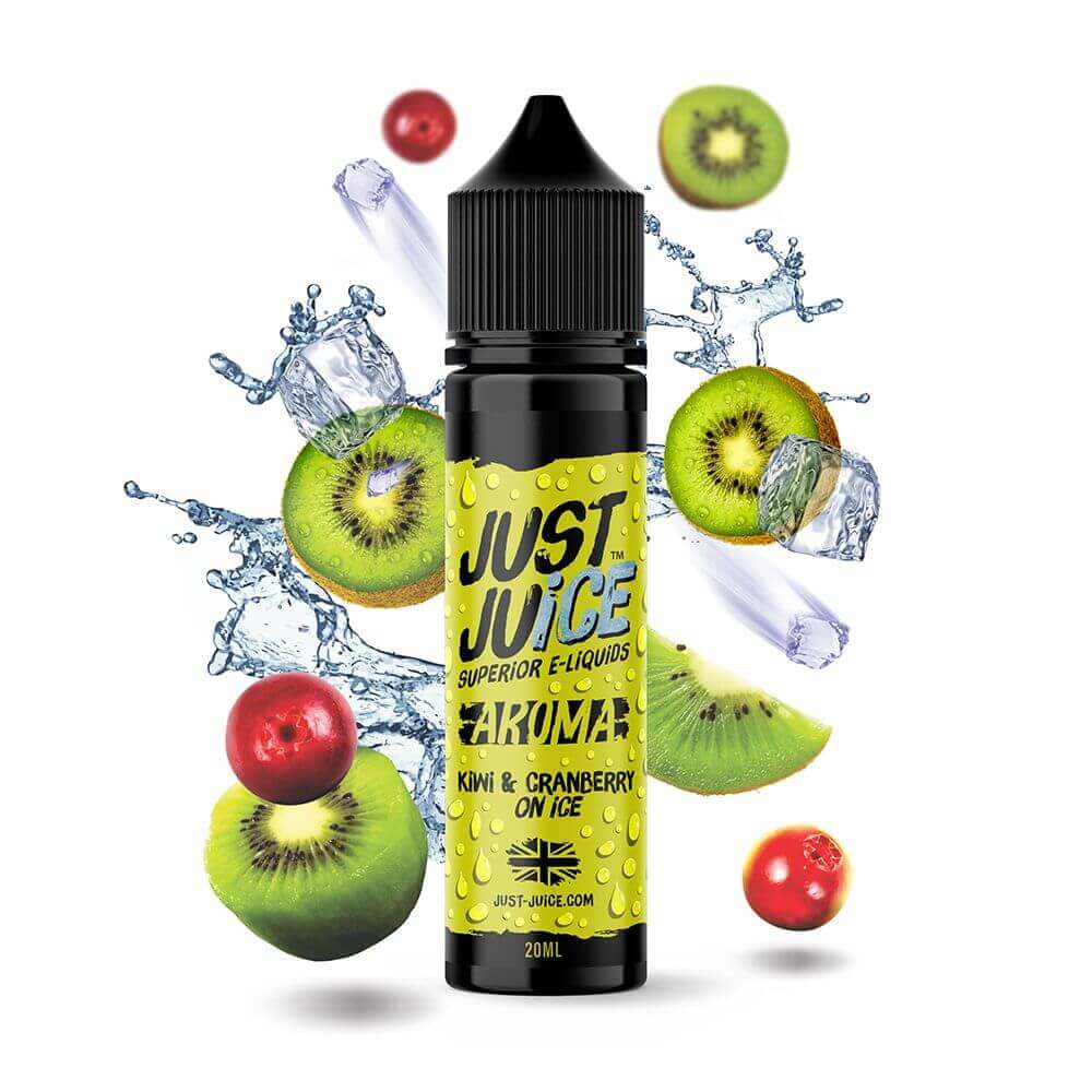 Just Juice - Kiwi & Cranberry on ICE - 20 ml Aroma - Haus des Dampfes