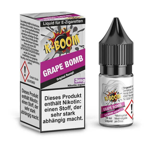 K - BOOM - Grape Bomb - Haus des Dampfes