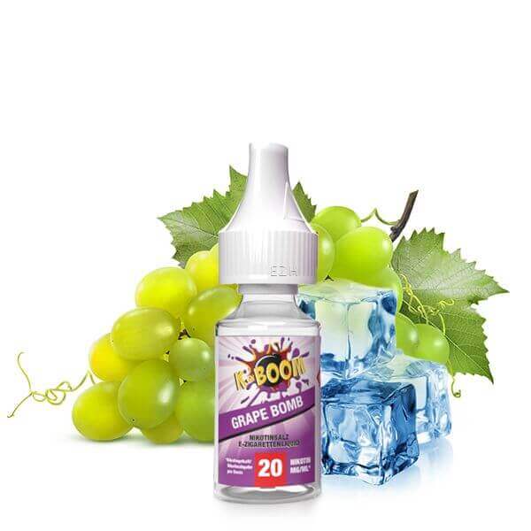 K - BOOM - Grape Bomb Nikotinsalz 20 mg - 10 ml - Haus des Dampfes