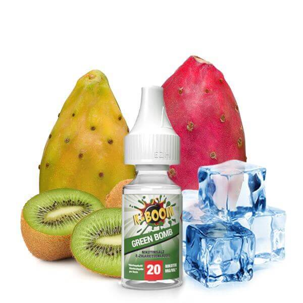 K - BOOM - Green Bomb Nikotinsalz 20 mg - 10 ml - Haus des Dampfes