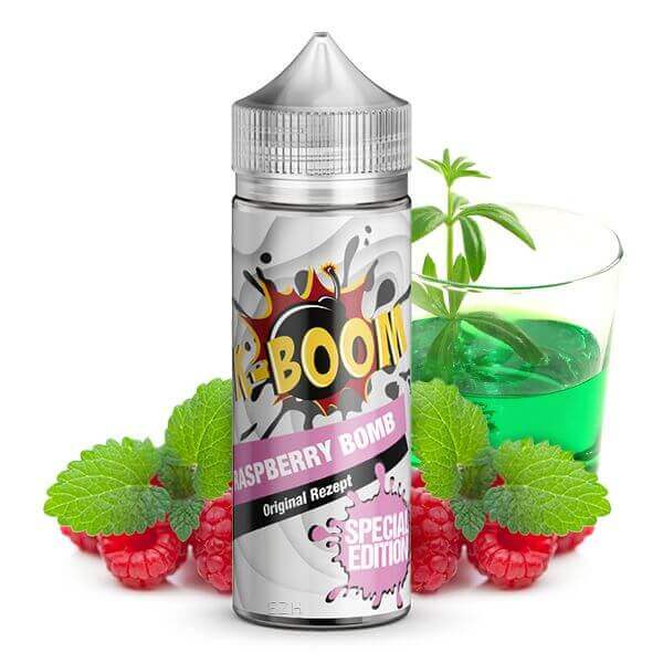 K - Boom - Raspberry Bomb - 10 ml Aroma - Haus des Dampfes