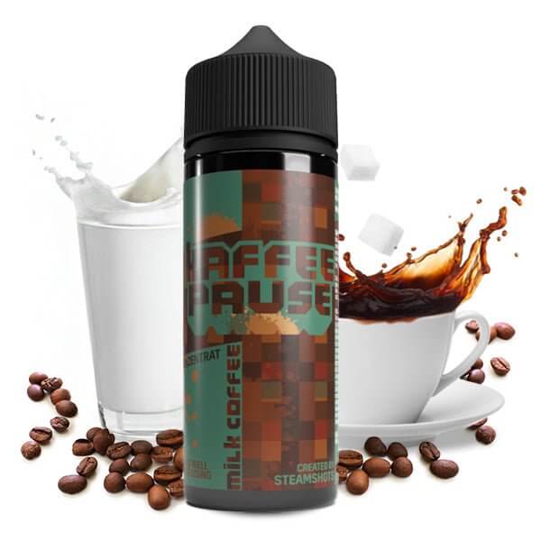 KAFFEEPAUSE by Steamshots - Milk Coffee - 10 ml Aroma - Haus des Dampfes