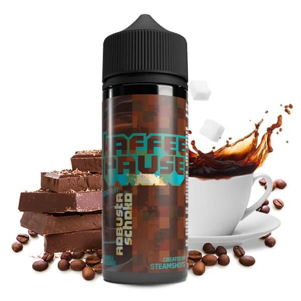 KAFFEEPAUSE by Steamshots - Robusta Schoko - 10 ml Aroma - Haus des Dampfes
