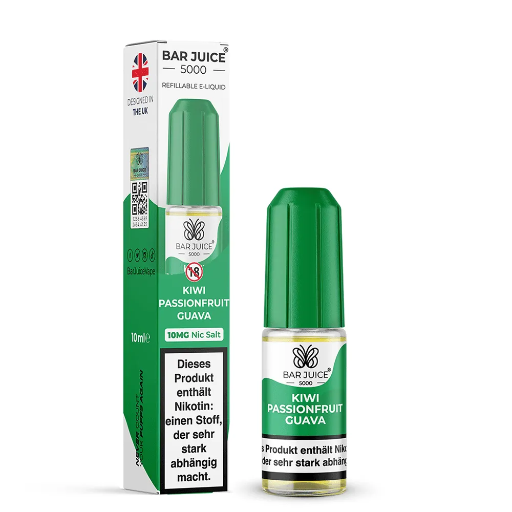 BAR JUICE 5000 - Kiwi Passionfruit Guava - Liquid 10ml