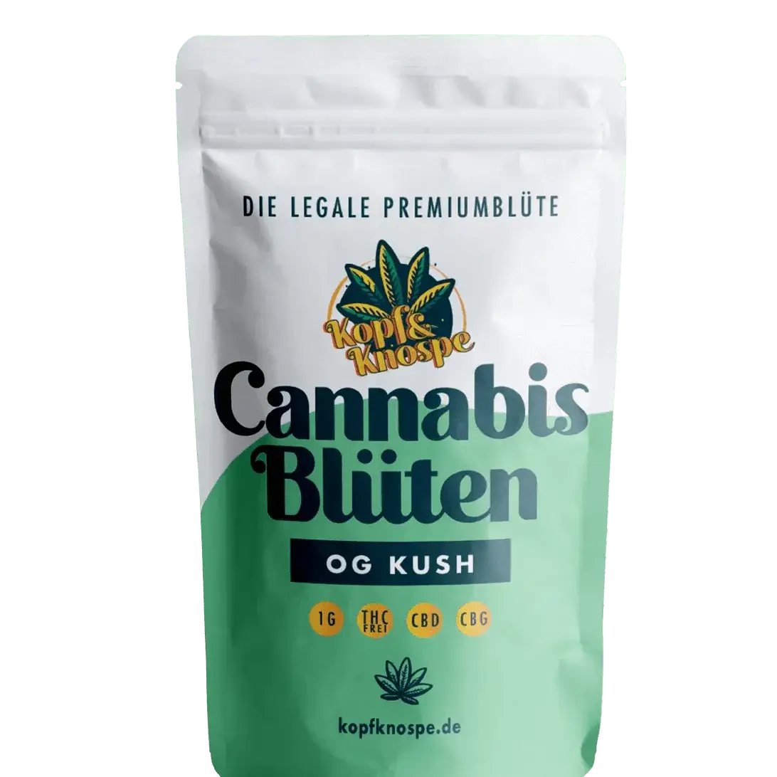 Kopf & Knospe - OG Kush CBD - Cannabis Blüten - 0% THC - 1g - Haus des Dampfes