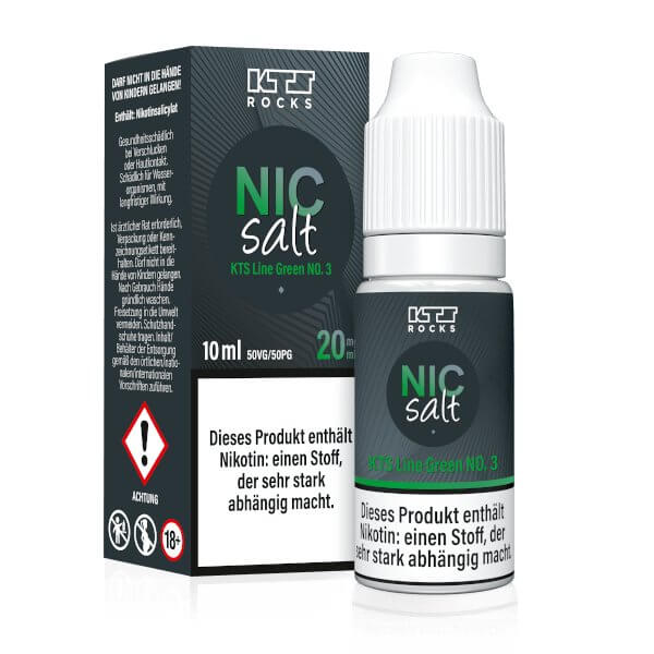KTS Line - Green No. 3 Nikotinsalz - 20 mg/ml - Haus des Dampfes