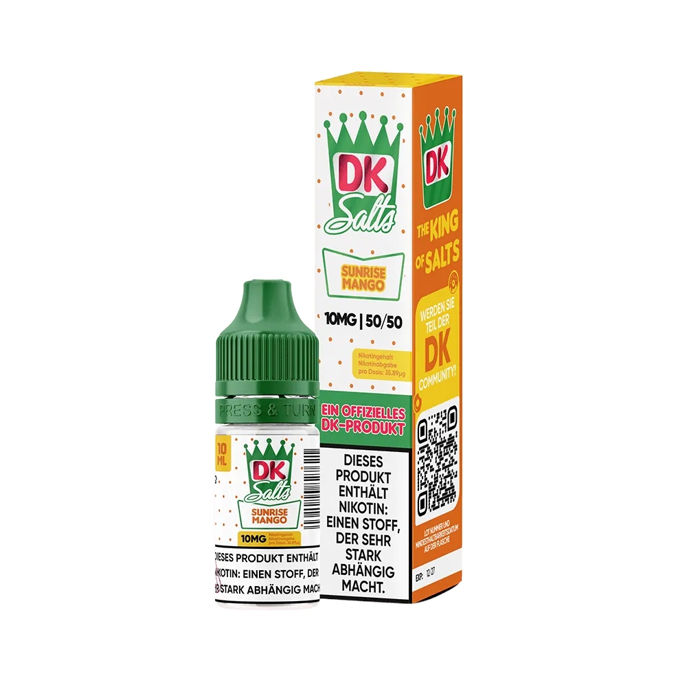 DK SALTS Nikotinsalz - Sunrise Mango - Liquid 10ml