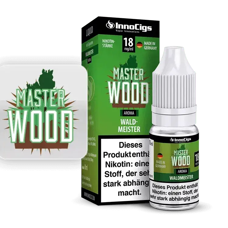 Master Wood - Waldmeister - 0 mg/ml 10 ml Liquid - Haus des Dampfes
