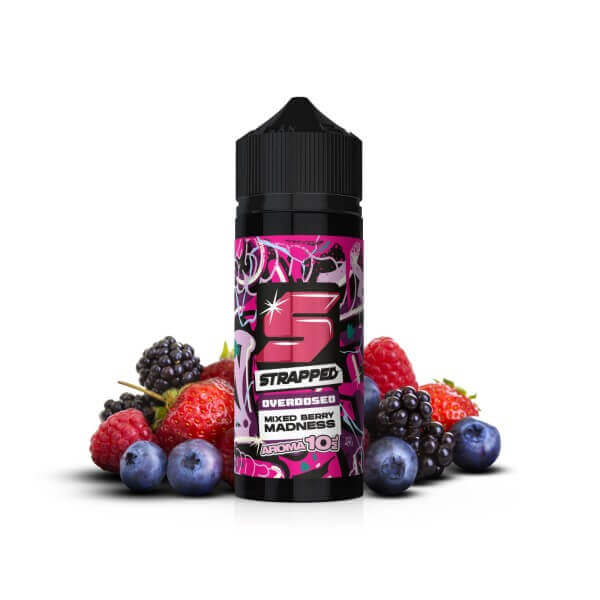 Mixed Berry Madness - Strapped Overdosed Aroma 10ml - Haus des Dampfes