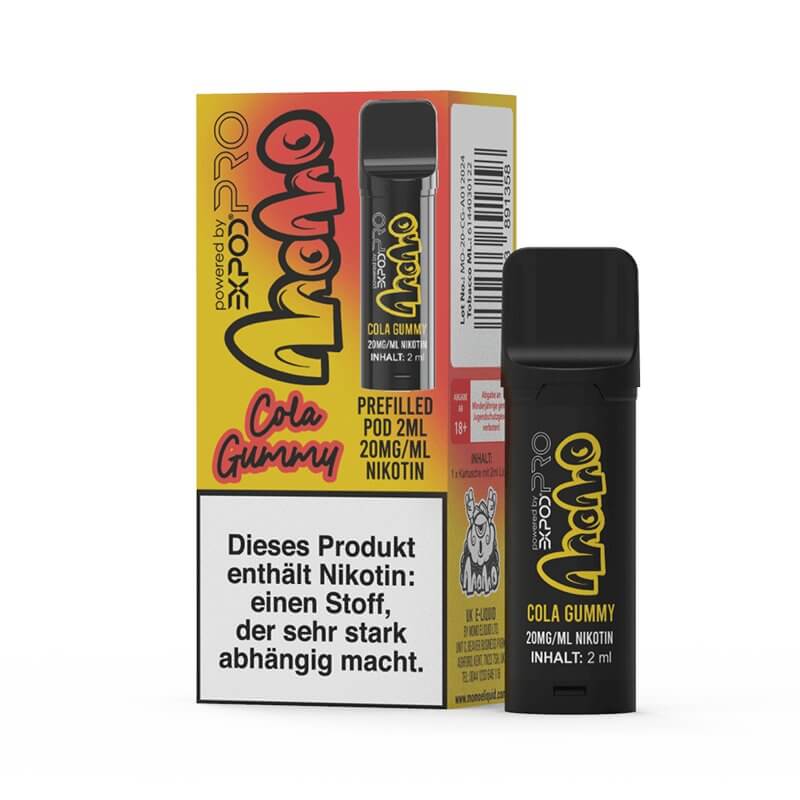 Momo Pod (ELFA kompatibel) - Cola Gummy 20mg - Haus des Dampfes