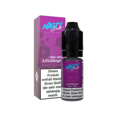 Nasty Salt - A$AP GRAPE - 20 mg Nikotinsalz - 10 ml - Haus des Dampfes