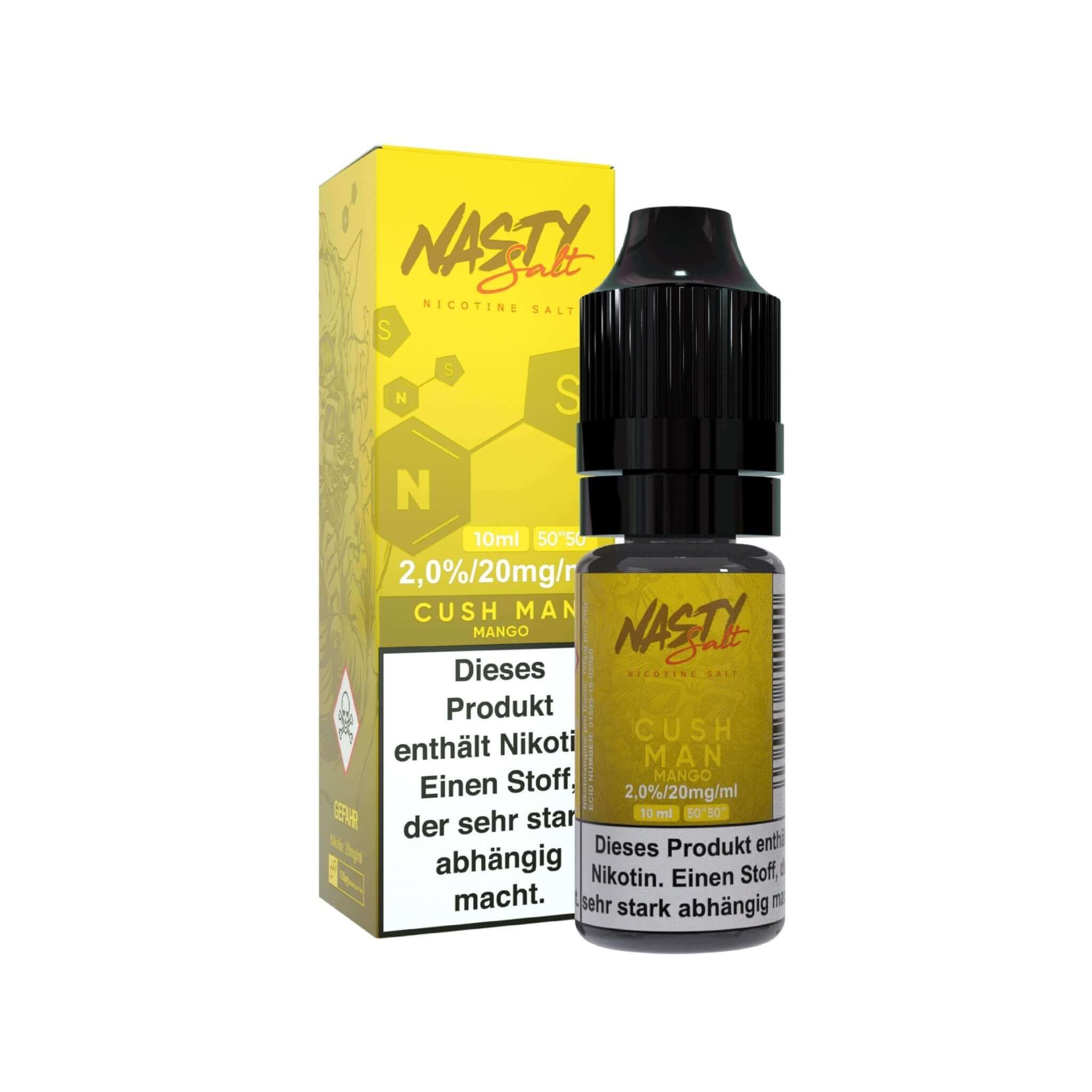 Nasty Salt - CUSH MAN - 20 mg Nikotinsalz - 10 ml - Haus des Dampfes