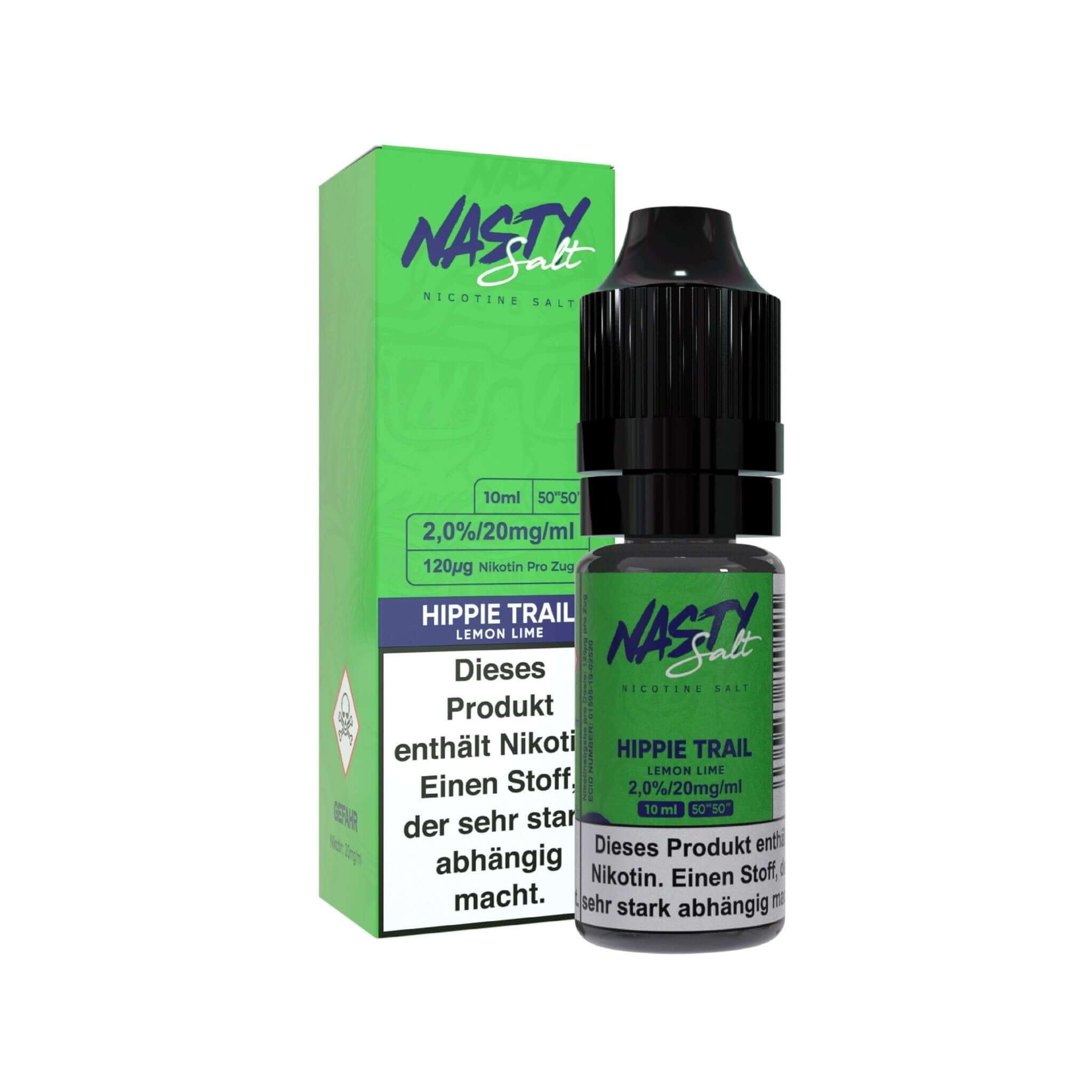 Nasty Salt - HIPPIE TRAIL - 20 mg Nikotinsalz - 10 ml - Haus des Dampfes