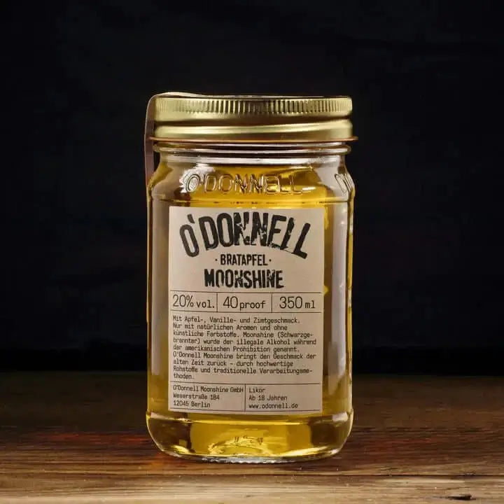 O´Donnel Moonshine - Bratapfel - Likör - 350 ml - Haus des Dampfes