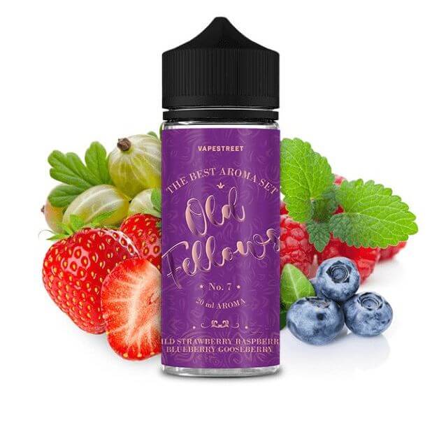 OLD FELLOWS - No.7 Wild Strawberry Raspberry Blueberry Gooseberry - 20 ml Aroma - Haus des Dampfes