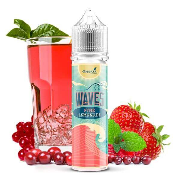 Omerta - Waves - Pink Lemonade - 10 ml Aroma - Haus des Dampfes