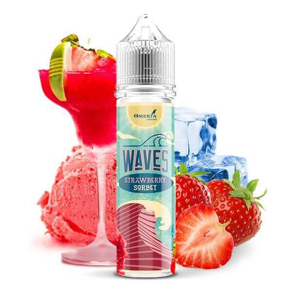Omerta - Waves - Strawberry Sorbet - 10 ml Aroma - Haus des Dampfes