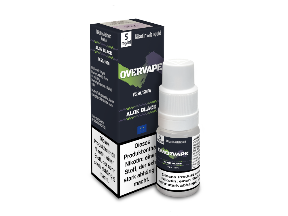OVERVAPE - Aloe Black - Nikotinsalz Liquid 10ml