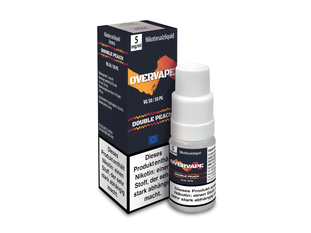 OVERVAPE - Double Peach - Nikotinsalz Liquid 10ml