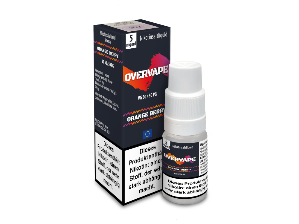 OVERVAPE - Orange Berry - Nikotinsalz Liquid 10ml