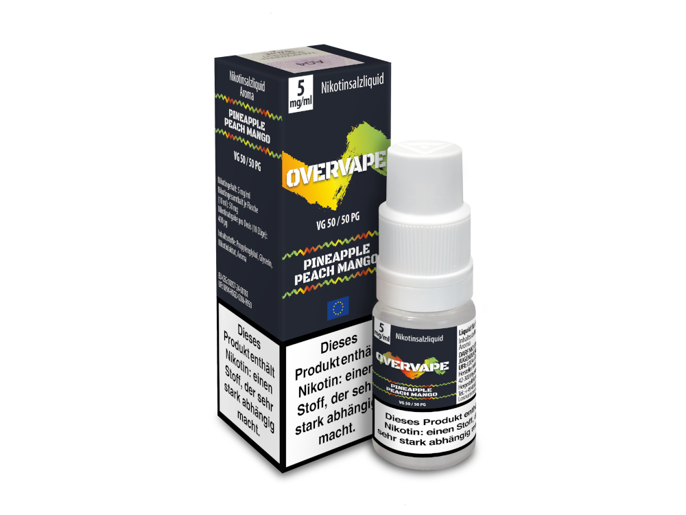 OVERVAPE - Pineapple Peach Mango - Nikotinsalz Liquid 10ml