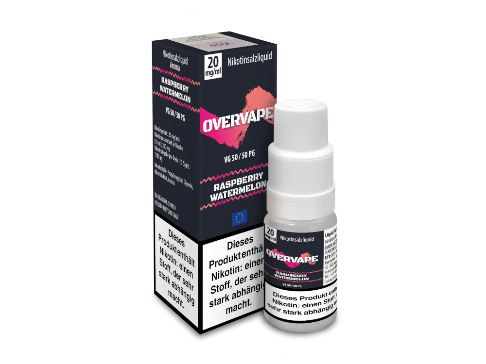 OVERVAPE - Raspberry Watermelon - Nikotinsalz Liquid 10ml