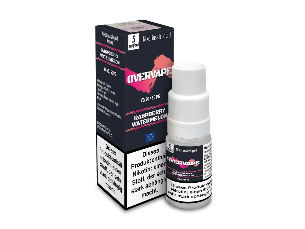 OVERVAPE - Raspberry Watermelon - Nikotinsalz Liquid 10ml