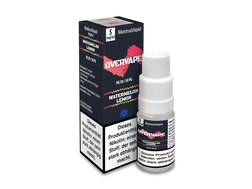 OVERVAPE - Watermelon Lemon - Nikotinsalz Liquid 10ml