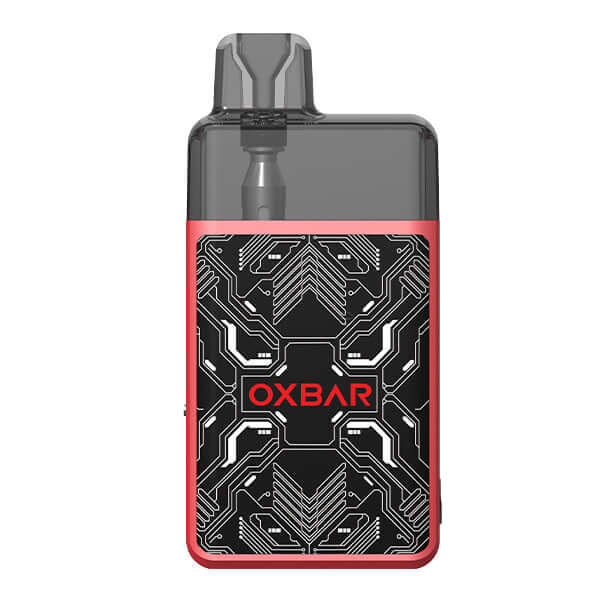 OXBAR Oxpod Elite Pod Kit in sleek design with electronic pattern and red accents.