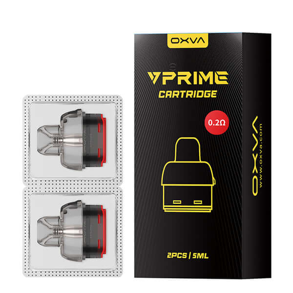 OXVA VPRIME Pod Tank Verdampfer Set mit 2 Stück, 0.2 Ohm, perfekte Geschmackserlebnisse, hochwertige Dampferzeugung.
