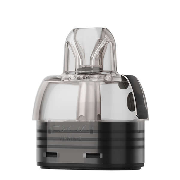 OXVA VPRIME Pod Tank Verdampfer mit transparentem Design für intensiven Dampf und Geschmack.