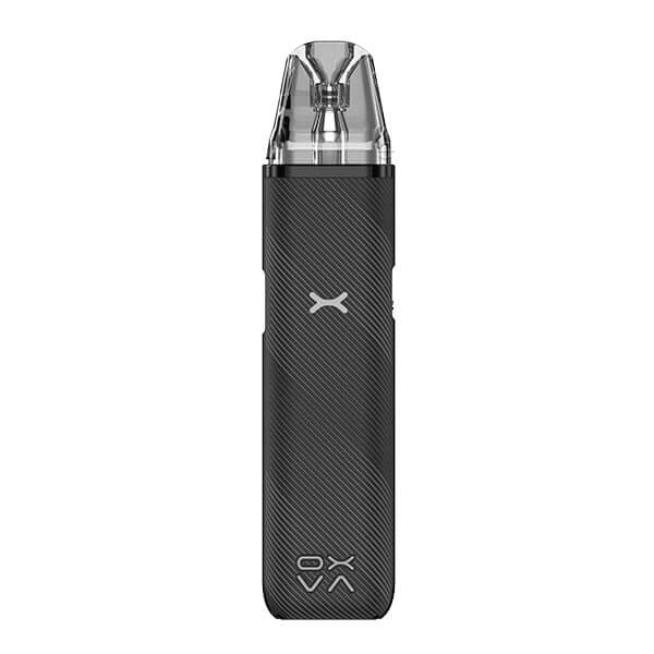 OXVA Xlim Go Pod Kit in sleek black, compact design for MTL & RDL vaping, perfect for on-the-go enthusiasts.